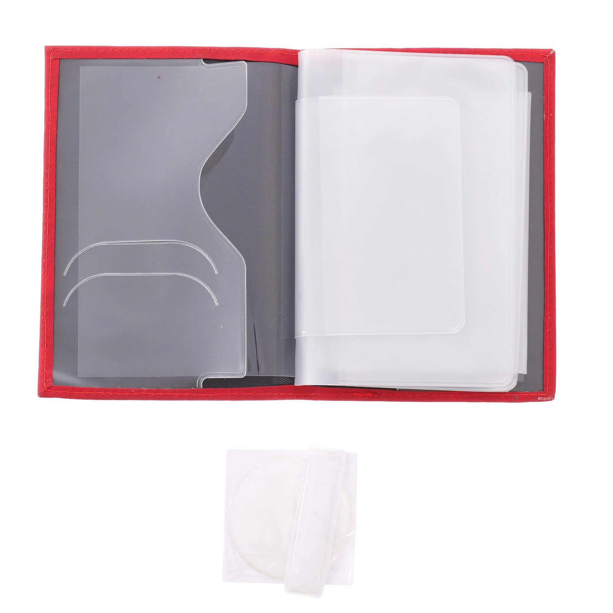 Portofel pentru acte auto - rosu personalizat cu poza si numar inmatriculare [2]