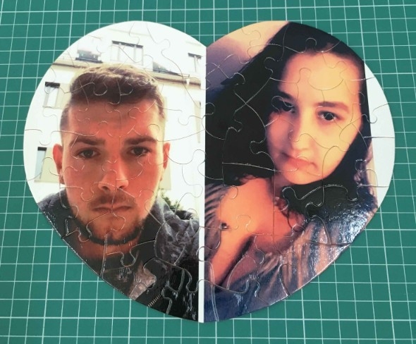 Puzzle Personalizat Inima [2]