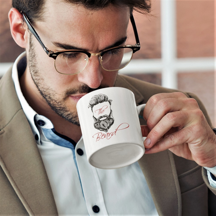 Set 2 Cani Personalizate cuplu - Beauty and the Beard   [3]
