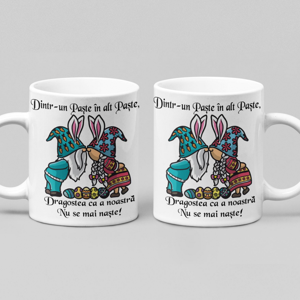 Set 2 Cani Personalizate - Dragoste ca a noastra nu se mai naste   [2]