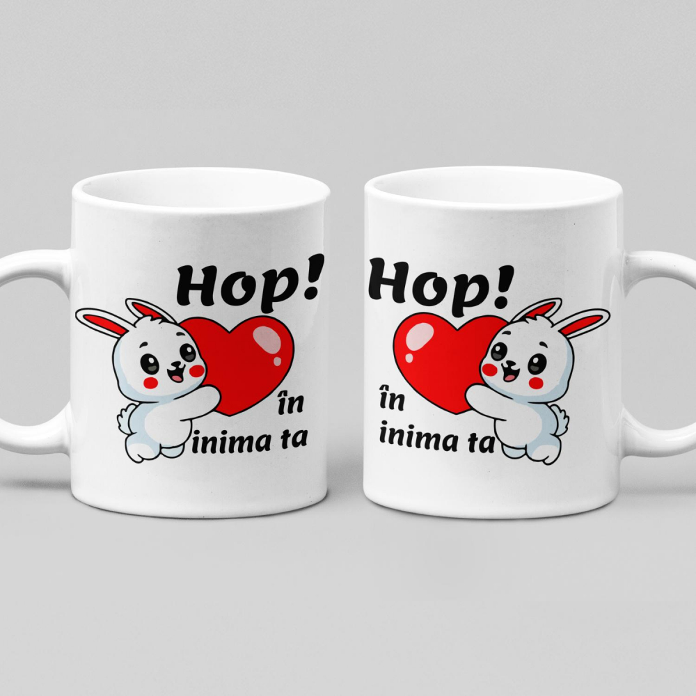 Set 2 Cani Personalizate - Hop! ... in inima ta   [2]