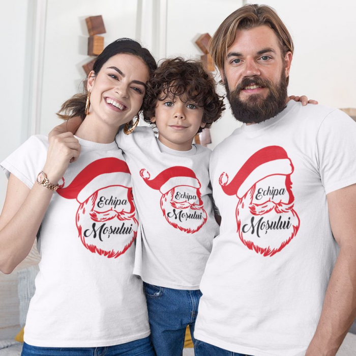 Set 3 Tricouri Personalizate si Body Craciun - Echipa Mosului   [2]