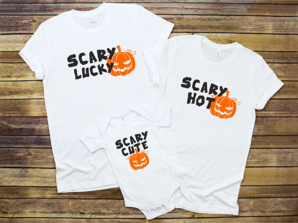 Set Tricouri Personalizate si Body Halloween - Scary Family [1]