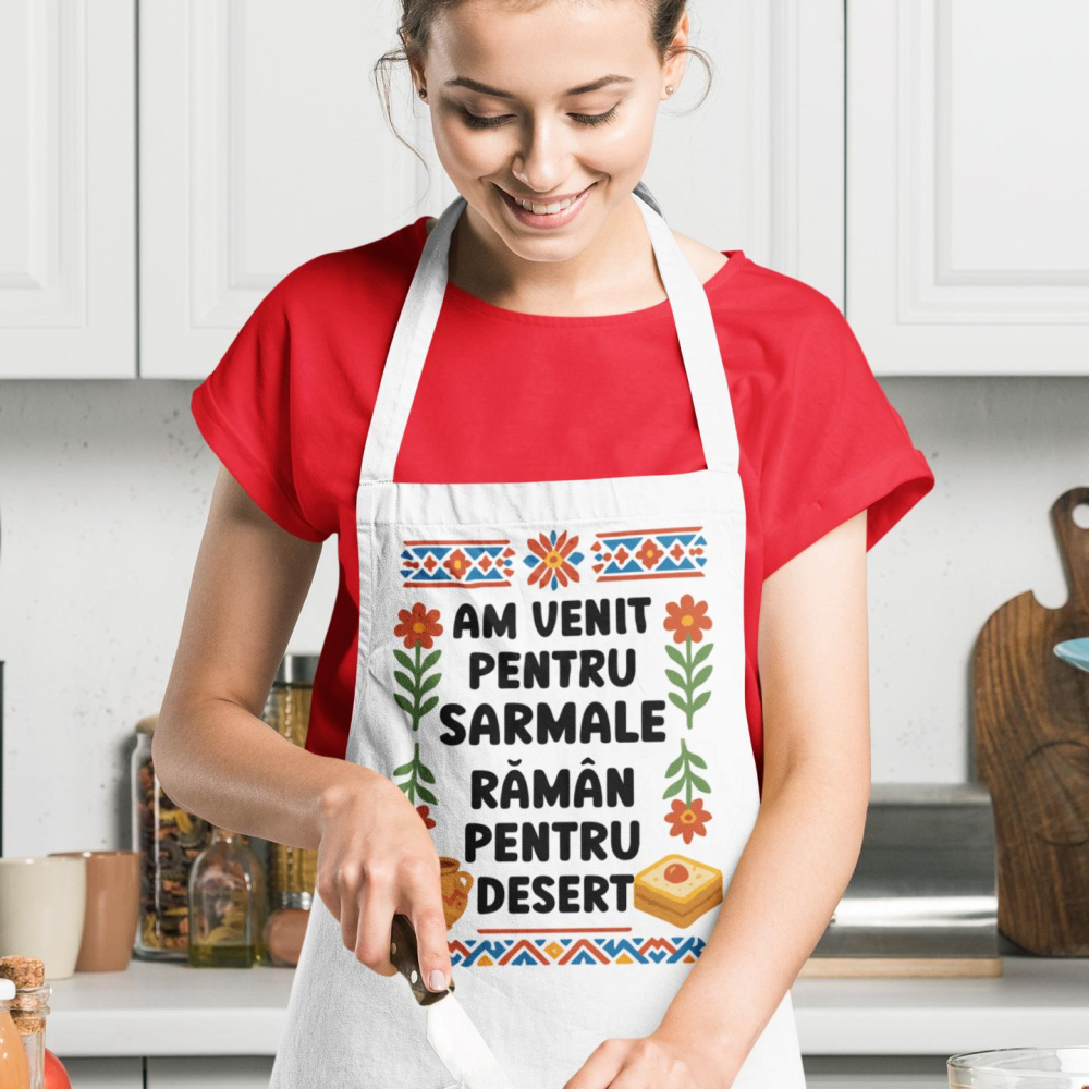 Sort Personalizat - Am venit pentru sarmale raman pentru desert [2]