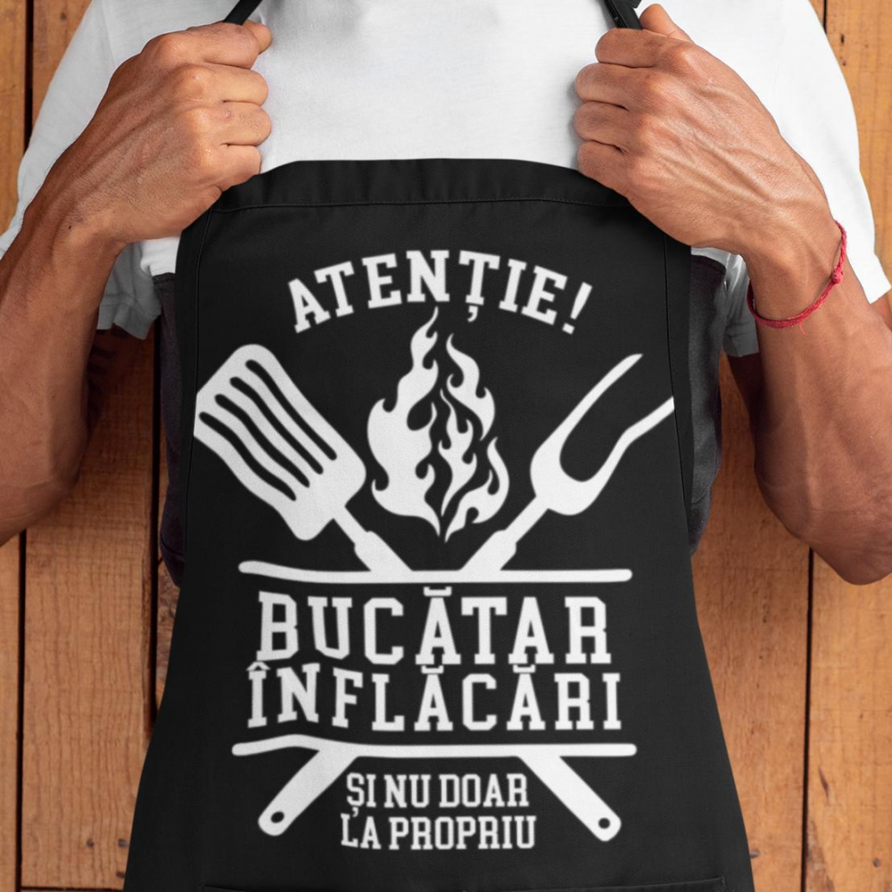Sort Personalizat - Atentie! Bucatar in flacari [2]