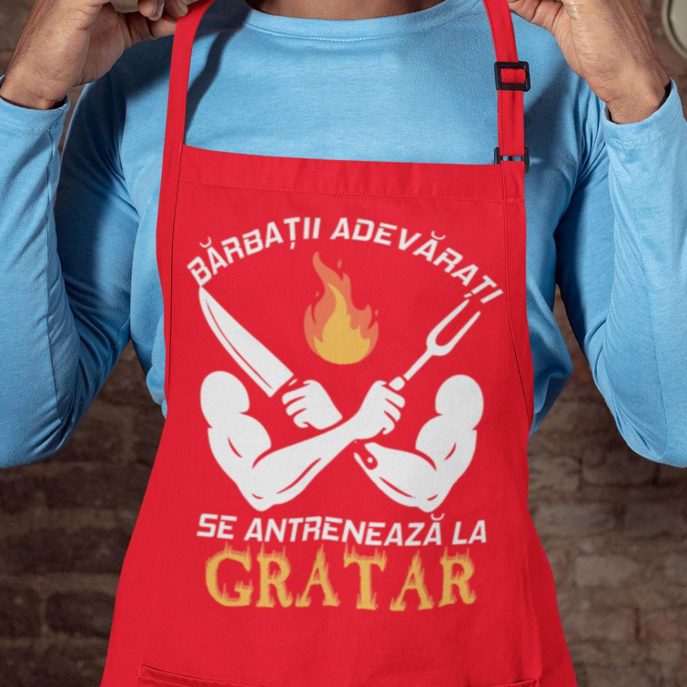 Sort Personalizat - Barbatii adevarati se antreneaza la gratar [2]