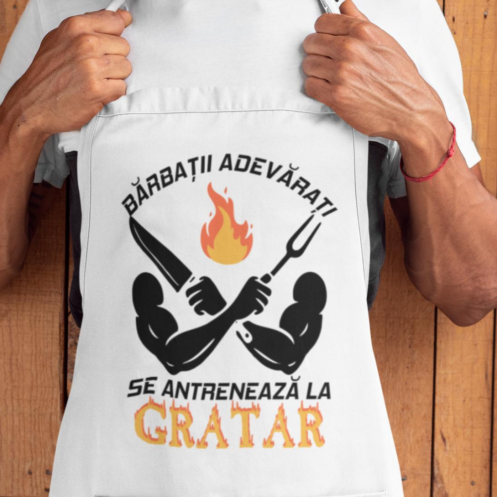 Sort Personalizat - Barbatii adevarati se antreneaza la gratar [3]