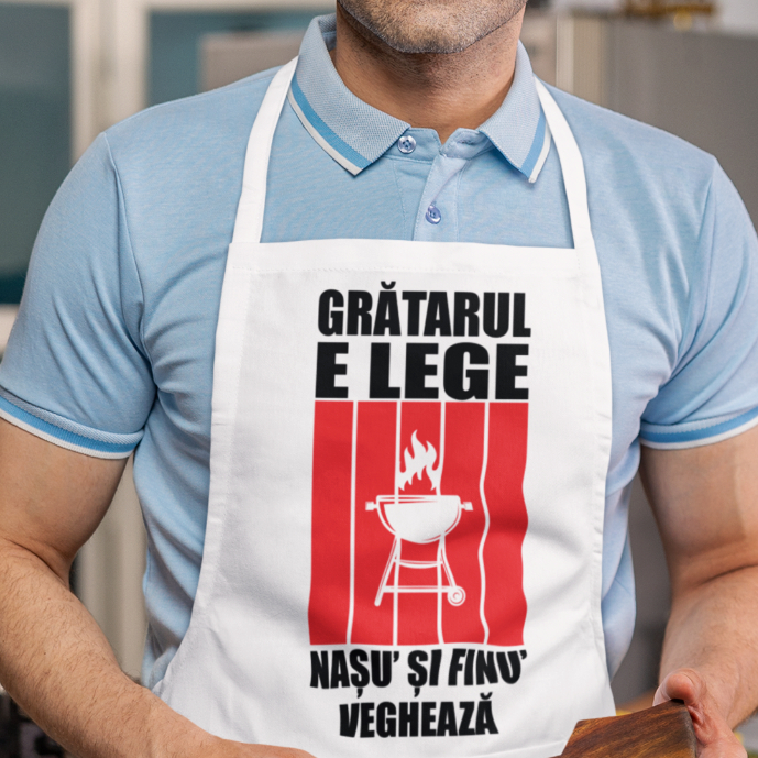 Sort Personalizat - Gratarul e lege  nasu' si finu' vegheaza [1]