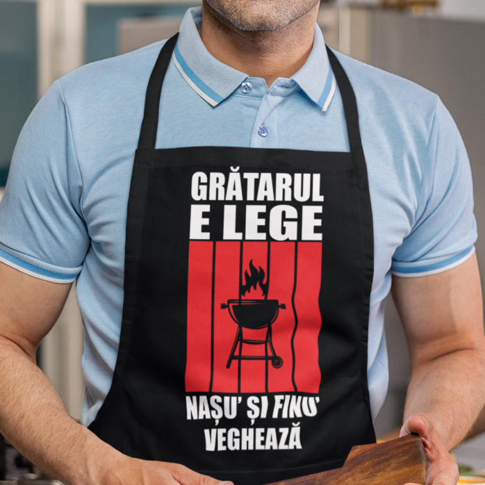 Sort Personalizat - Gratarul e lege  nasu' si finu' vegheaza [2]