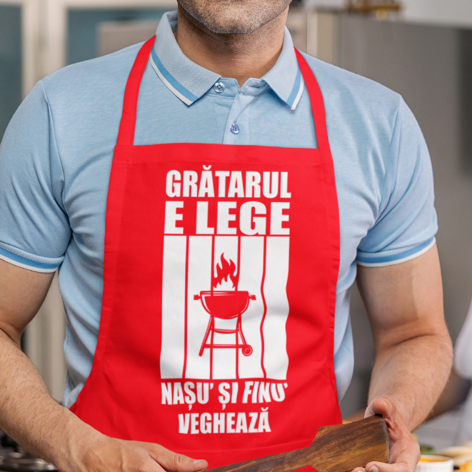 Sort Personalizat - Gratarul e lege  nasu' si finu' vegheaza [3]