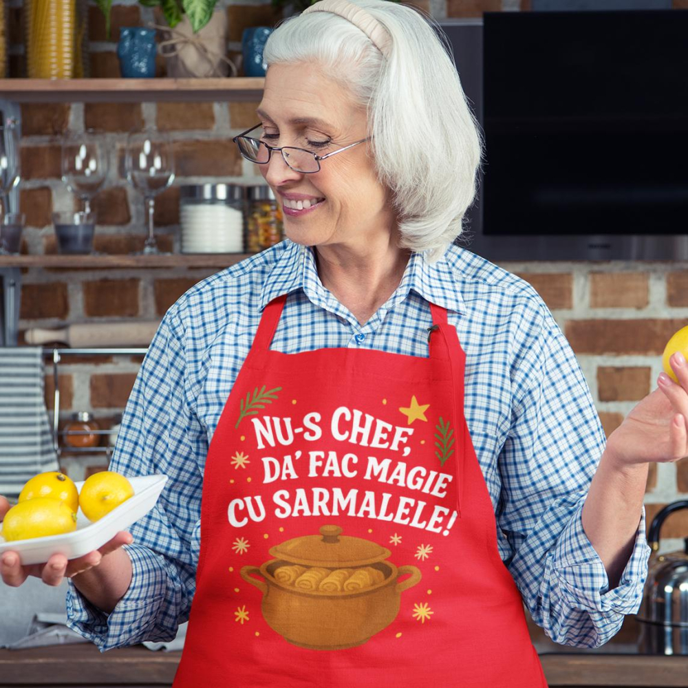 Sort Personalizat - Nu-s chef, da’ fac magie cu sarmalele! [1]