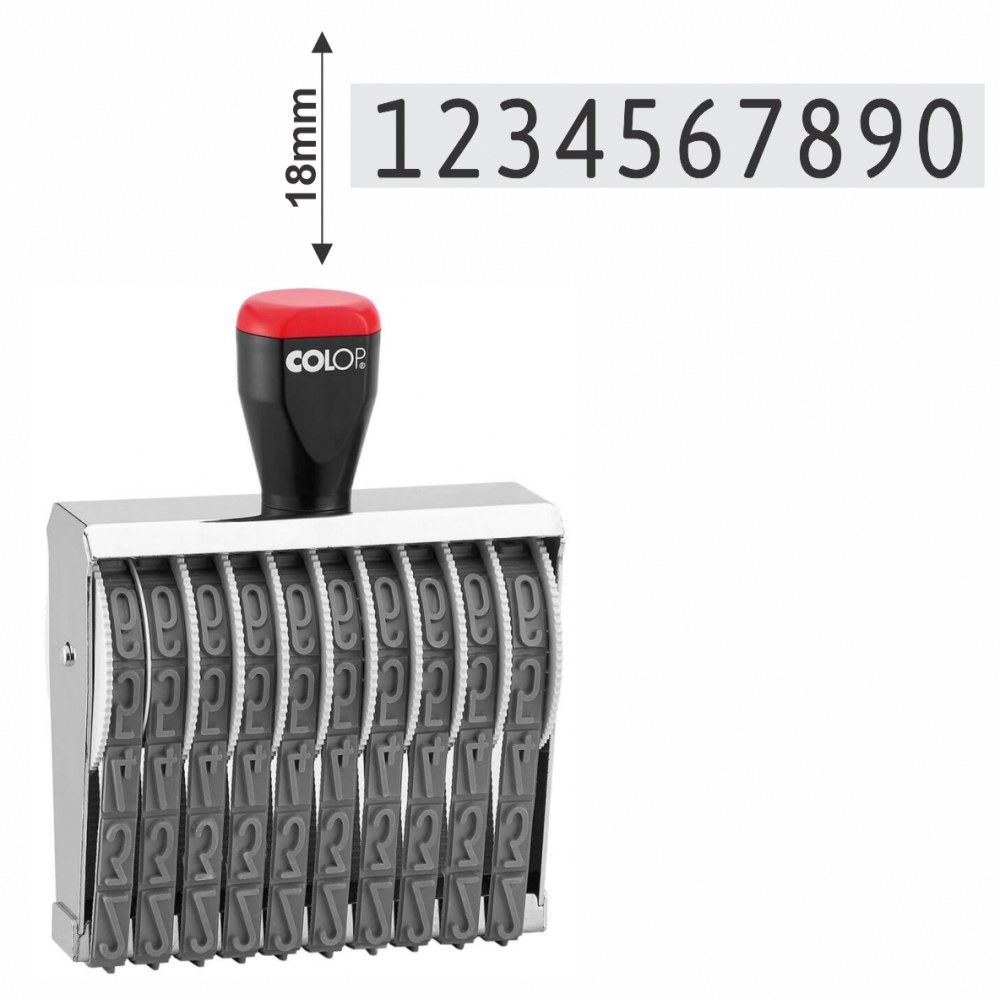 Stampila cifriera manuala - Colop 18010 [1]