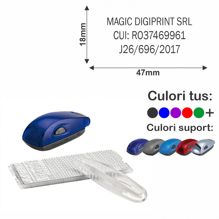 Stampila cu set de litere - Stamp Mouse 30/1 SET [1]