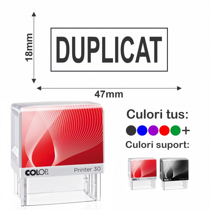 Stampila Duplicat Printer 30 [1]