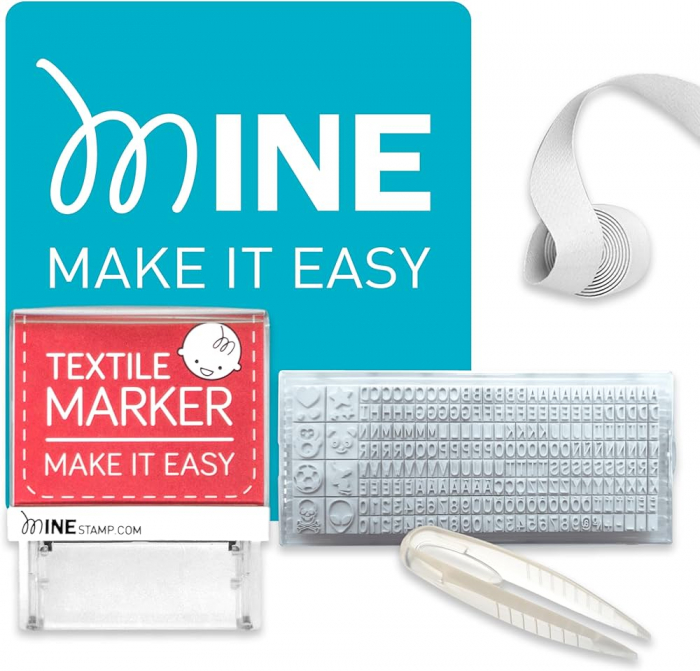 Colop MINE - Stampila cu set de litere si tus pentru textile [4]
