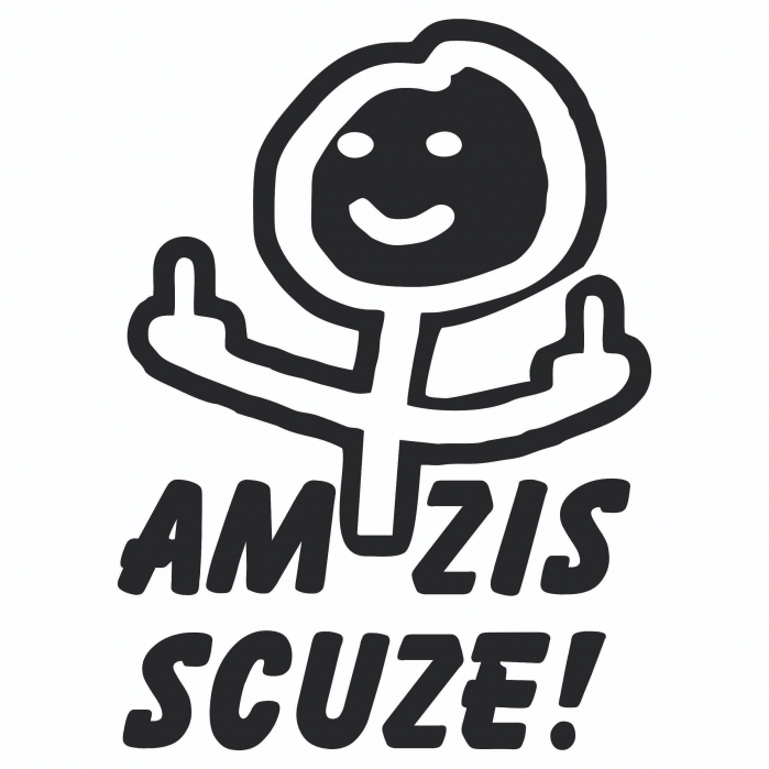Sticker Auto - Am zis scuze! [2]