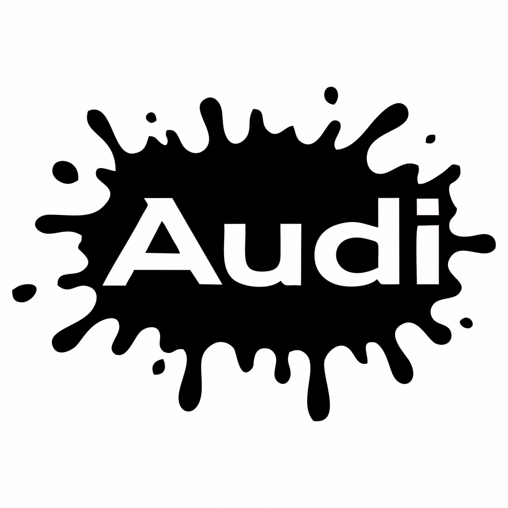 Sticker Auto - Audi pata de vopsea [2]