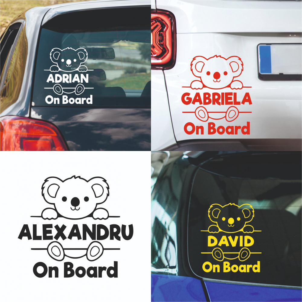 Sticker Auto - Baby on board Kwala [1]