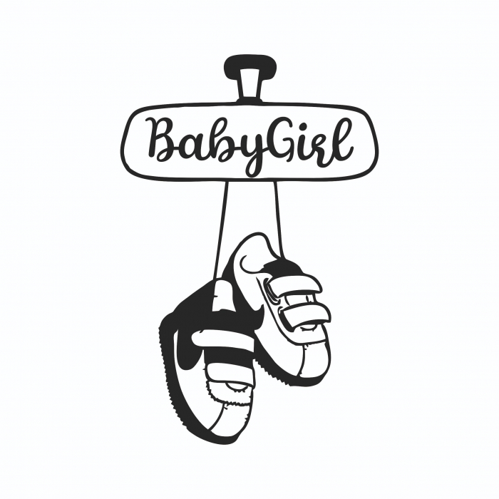 Sticker Auto - BabyGirl Papucei [2]