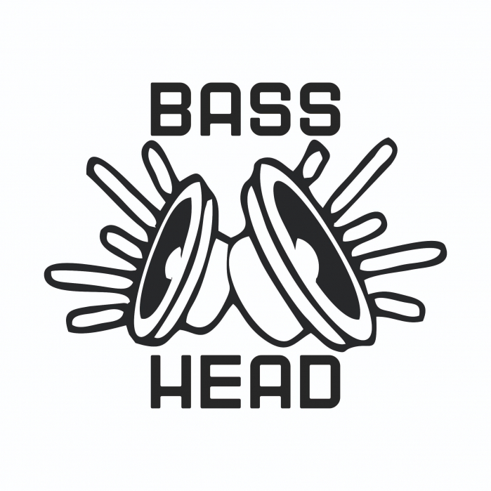Sticker Auto - Bass Head [2]
