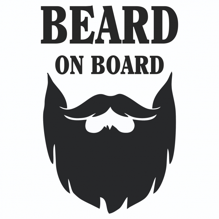 Sticker Auto - Beard on Board [2]