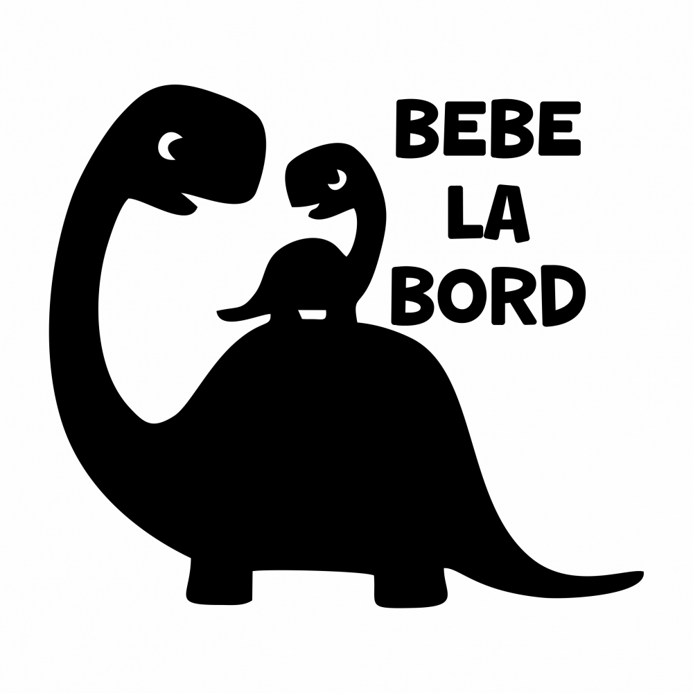 Sticker Auto - Bebe la bord dinozauri [2]