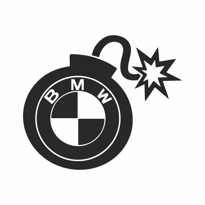 Sticker Auto - BMW Bomba [2]