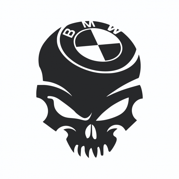 Sticker Auto - BMW Skull 2 [2]