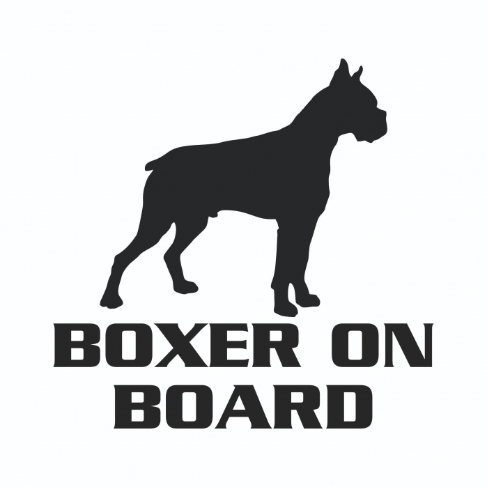 Sticker Auto - Boxer on board 2 [2]