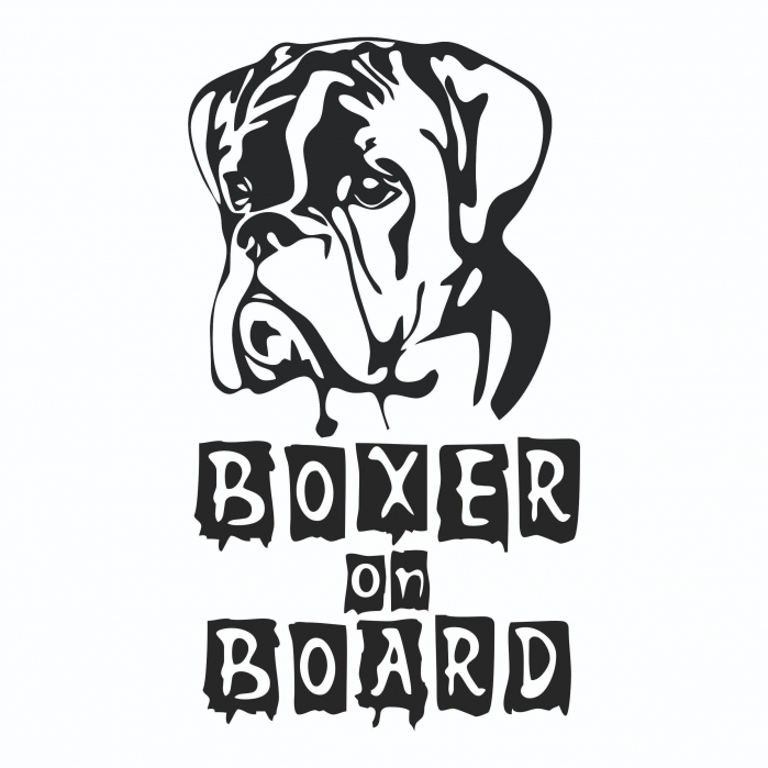 Sticker Auto - Boxer on board [2]