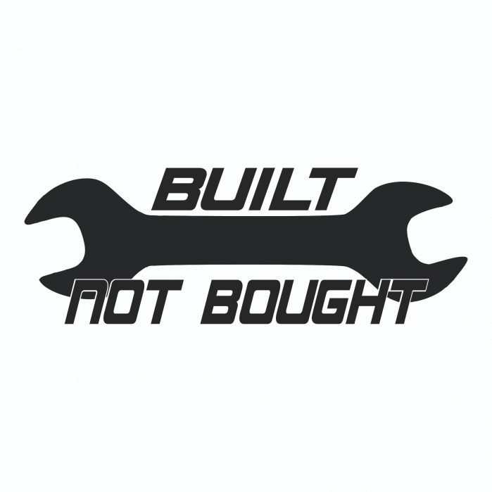 Sticker Auto - Built not bought 2 [2]