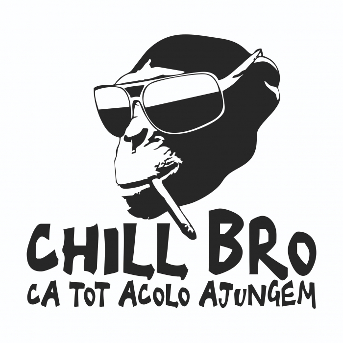 Sticker Auto - Chill Bro ca tot acolo ajungem [2]