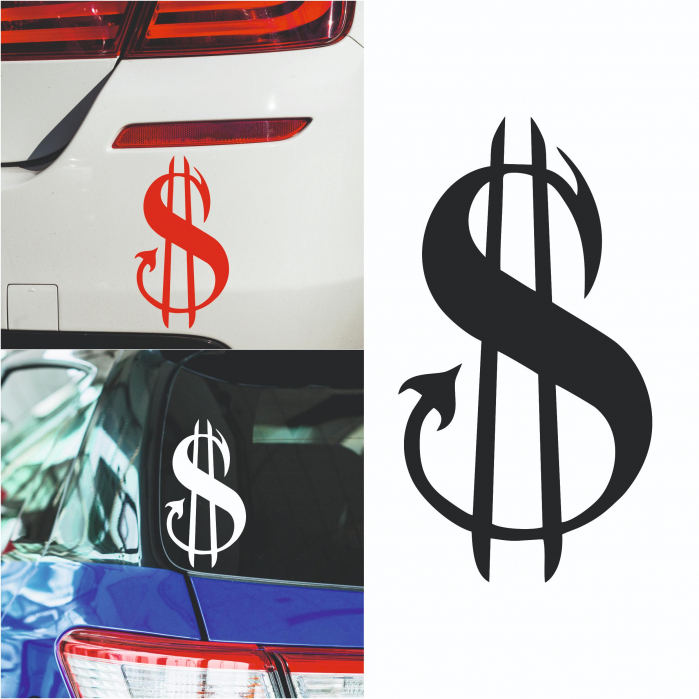 Sticker Auto - Dollar sign [1]