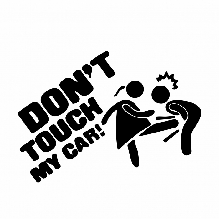 Sticker Auto - Don't touch my car [2]