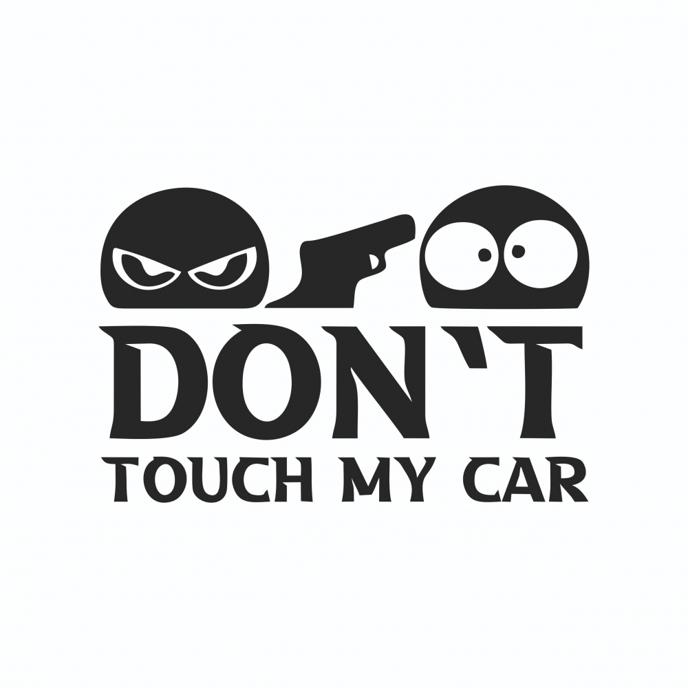 Sticker Auto - Don't touch my car boy [2]