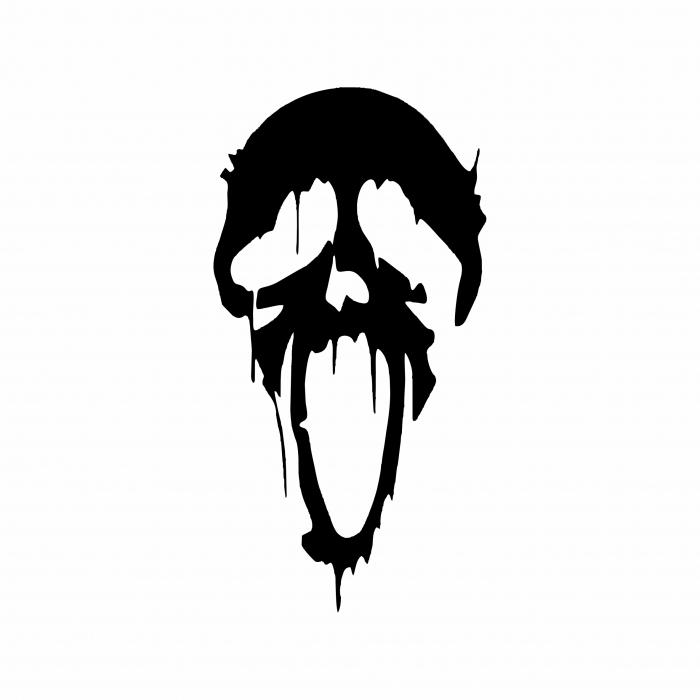 Sticker Auto - Dripping Ghostface [2]