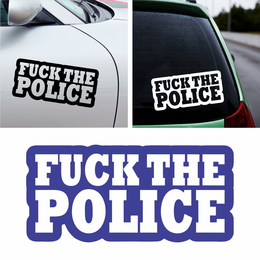 Sticker Auto - F*ck the police [1]