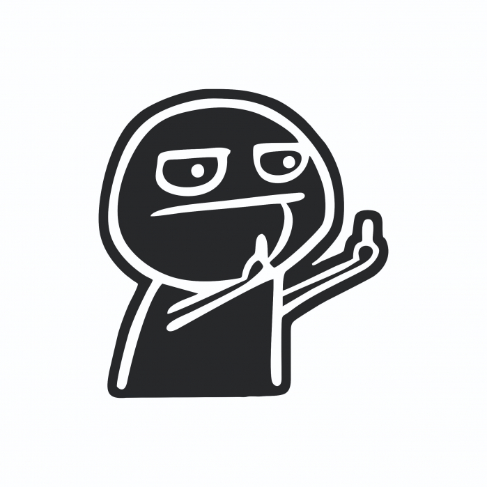 Sticker Auto - F*** You [2]