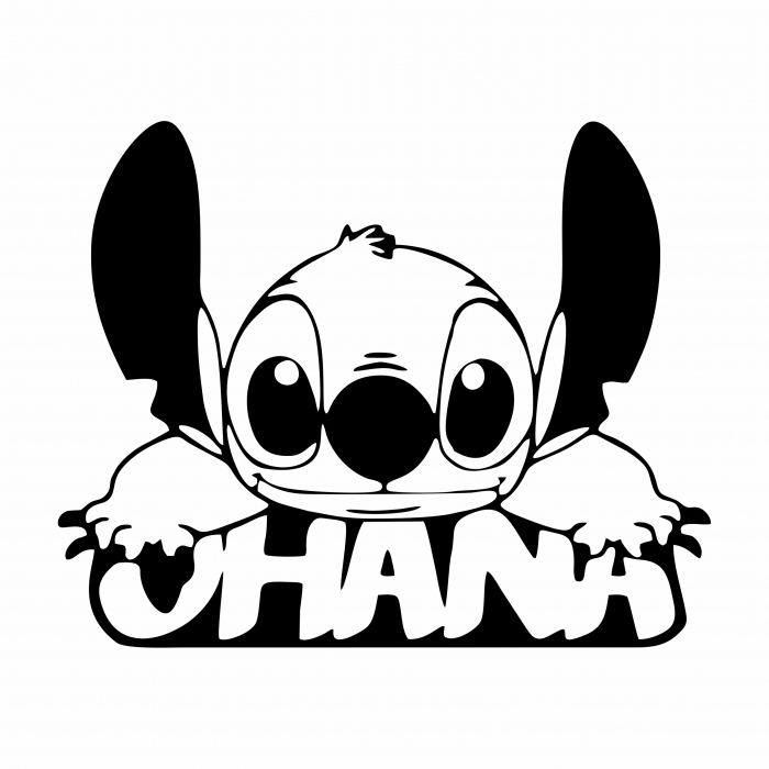 Sticker Auto Familie - Ohana Stitch [2]
