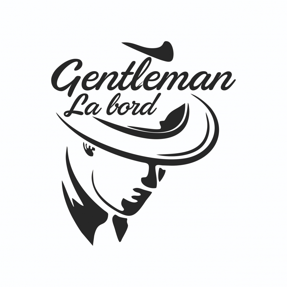 Sticker Auto - Gentleman la bord [2]