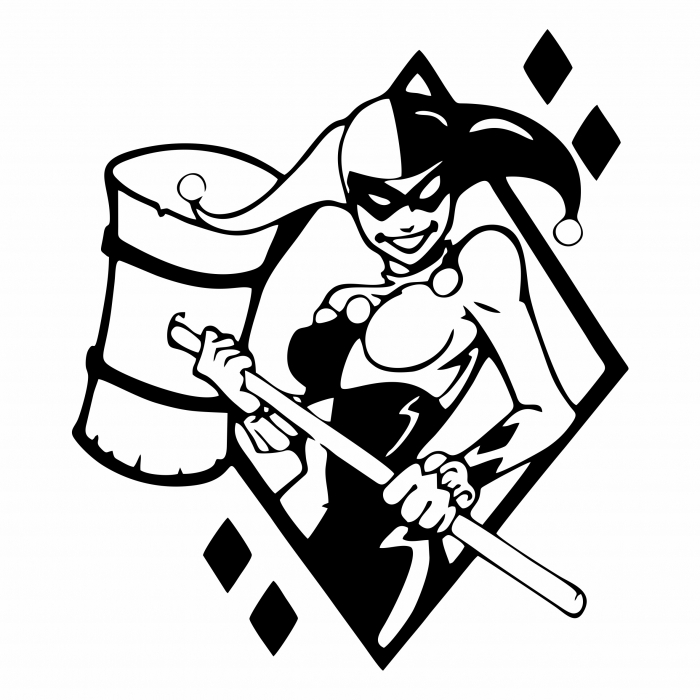 Sticker Auto - Harley Quinn Comic [2]