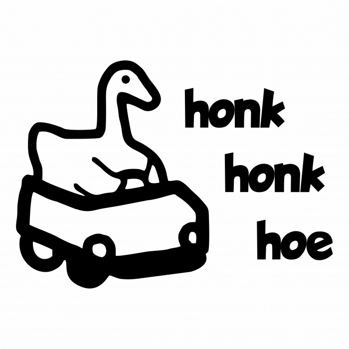 Sticker Auto - Honk Honk Hoe [2]