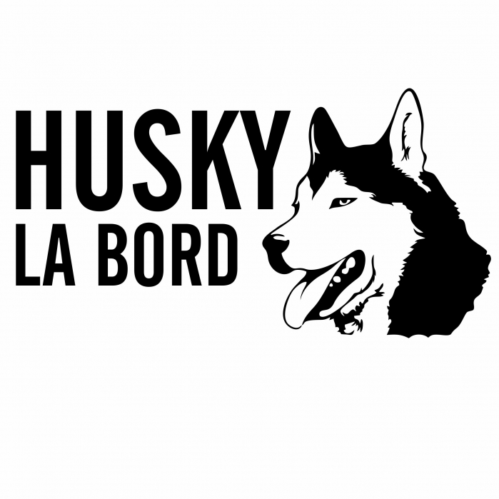 Sticker Auto - Husky la bord [2]