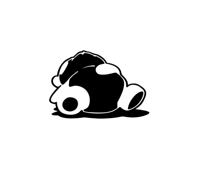 Sticker Auto - Sleepy Panda [1]