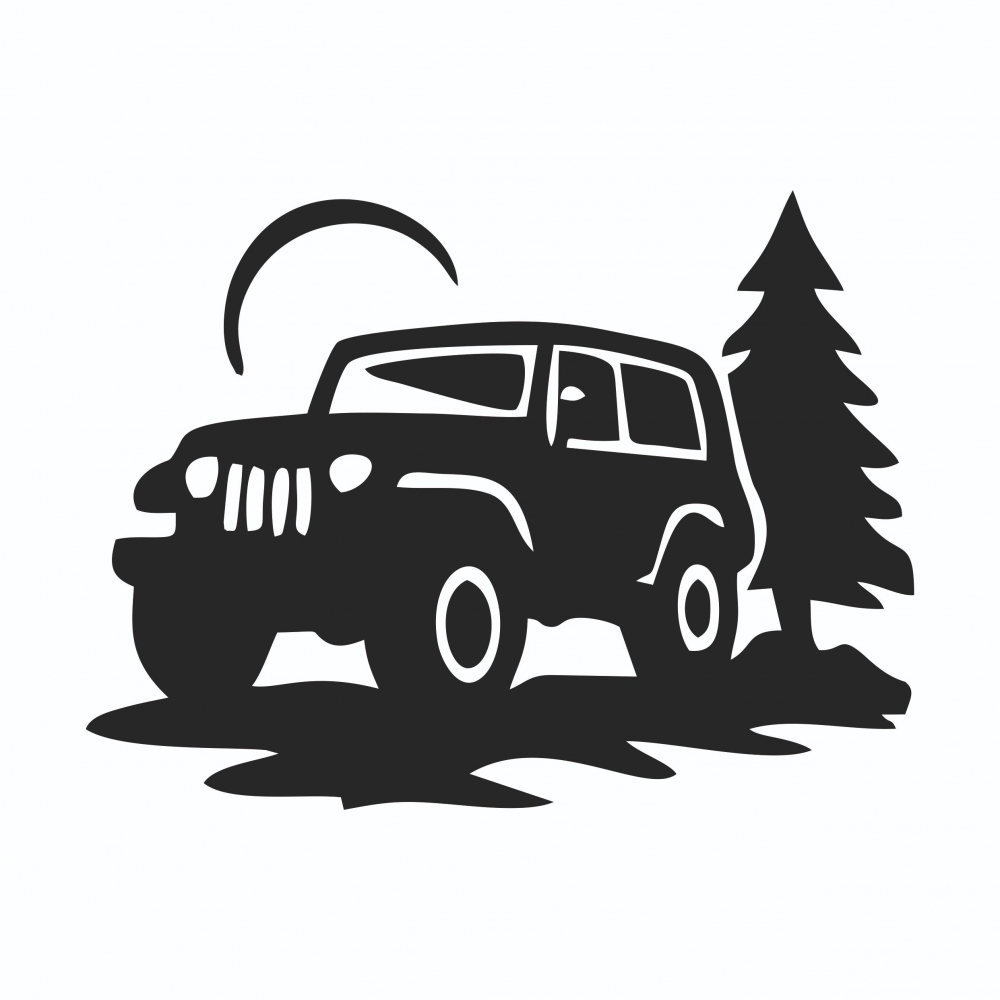 Sticker Auto - Jeep Life [2]
