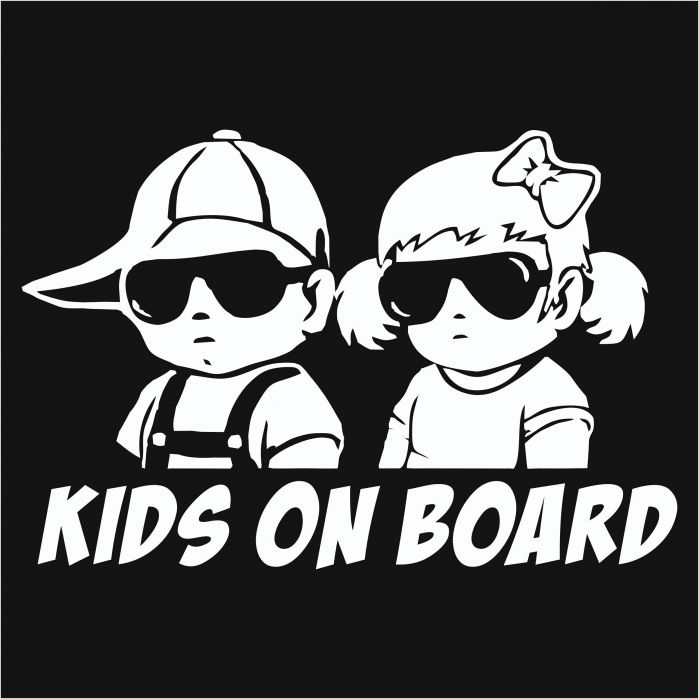 Sticker auto - Kids on board [2]