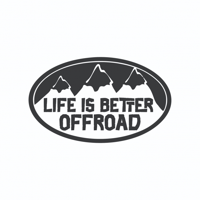 Sticker Auto - Life is better offroad [2]