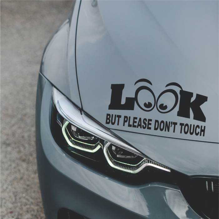 Sticker Auto - Look but please don't touch [1]