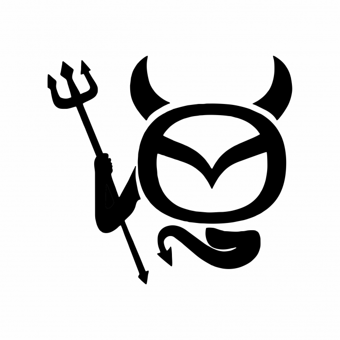 Sticker Auto - Mazda devil [2]