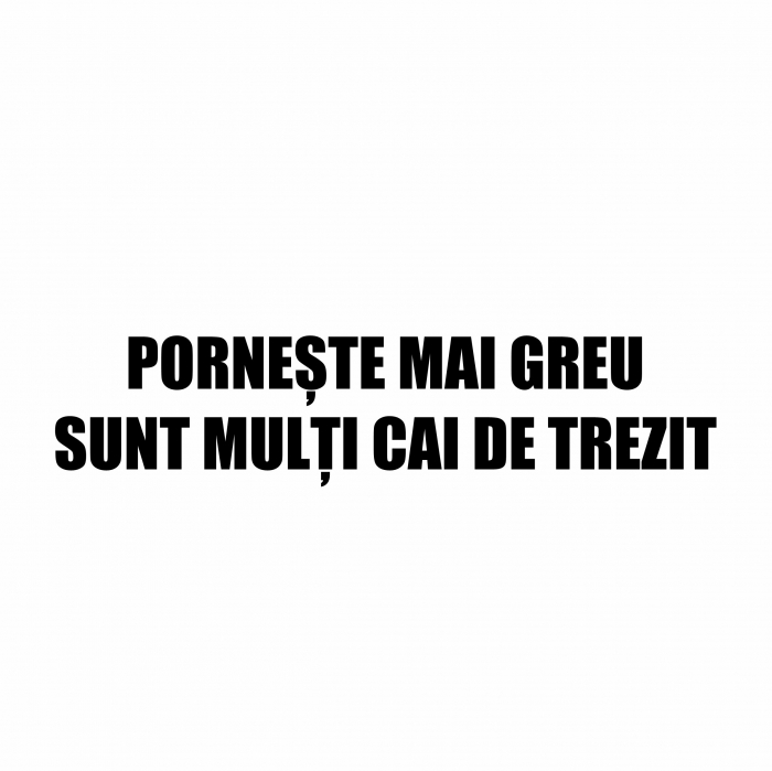 Sticker Auto - Porneste greu  multi cai de trezit [2]